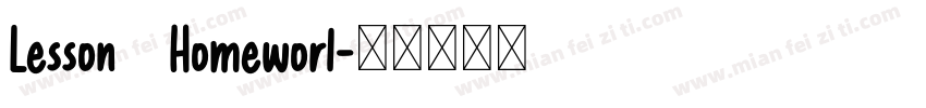 Lesson 7 Homeworl字体转换
